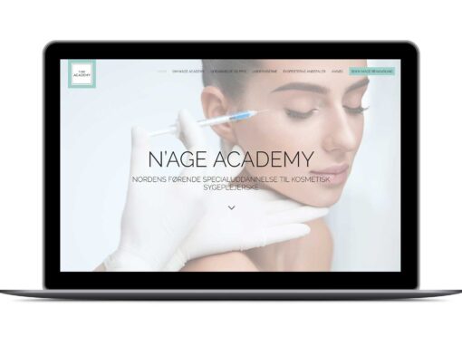 Hjemmeside til N’age Academy
